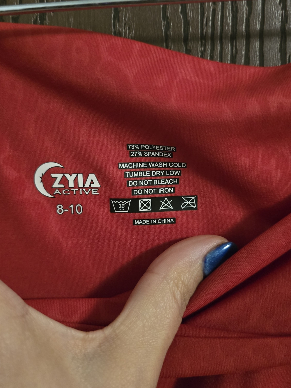 ZYIA Red Leggings - Picture 4 of 6